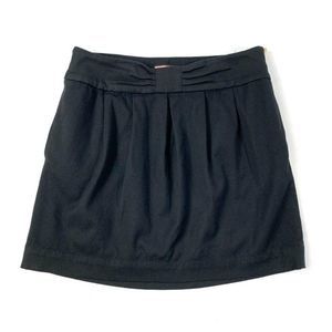 Vintage Y2K Juicy Couture Wool Blend Mini‎ Skirt Women's Sz 4 Black
